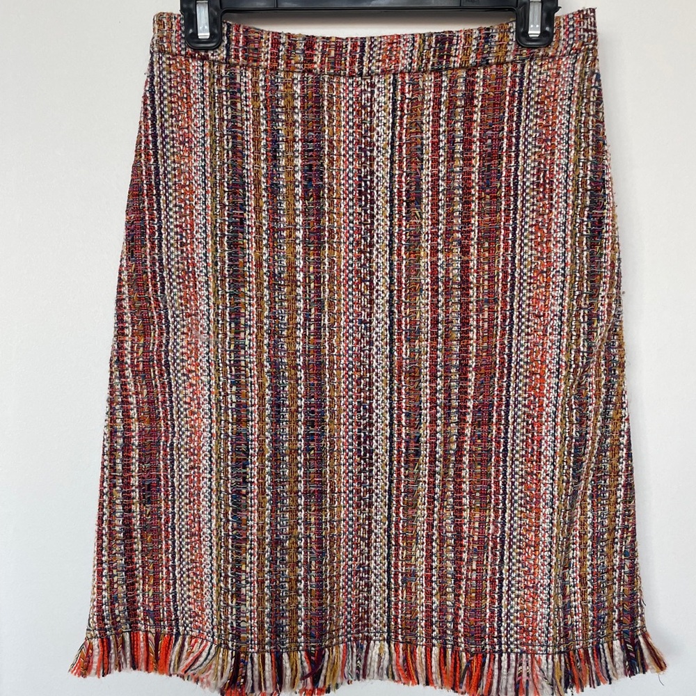 Anthro tweed skirt